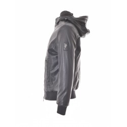 Cavalli Class Bomber Nero Ecopelle