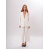 Gabardine Tailleur Giacca Lunga