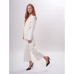 Gabardine Tailleur Giacca Lunga