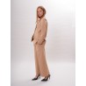 Gabardine Tailleur Giacca Lunga